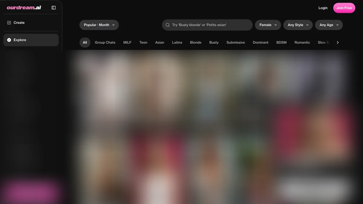 OurDream homepage