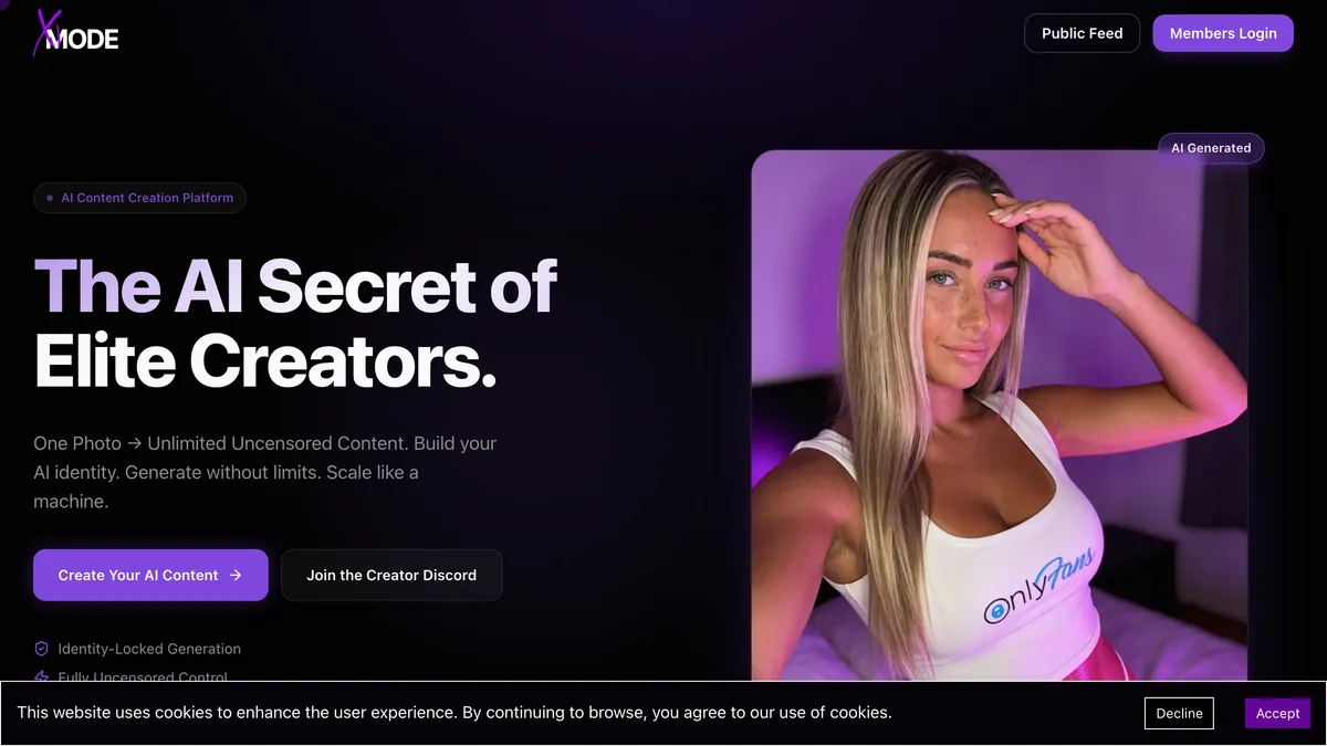 Xmode AI homepage
